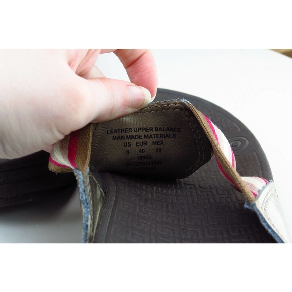 Academy of Therapeutic Footwear Size 8 M Brown Flip Flop Leather Women Sandal‎ - Picture 6 of 8